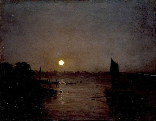 Moonlight A Study At Millbank Painting by Joseph Mallord William Turner