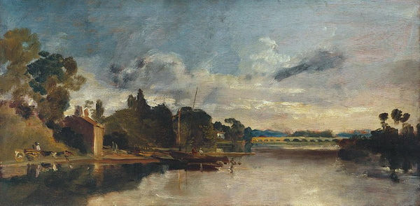 The Thames near Walton Bridges Painting by Joseph Mallord William Turner