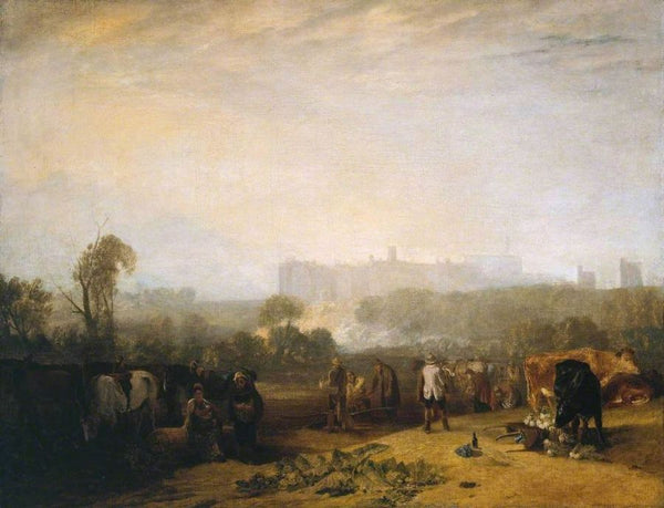 Ploughing up Turnips, near Slough Painting by Joseph Mallord William Turner