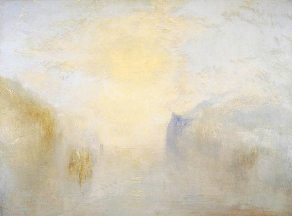 Sunrise Between Two Headlands Painting by Joseph Mallord William Turner