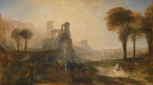 Caligula's Palace and Bridge Painting by Joseph Mallord William Turner