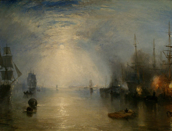 Keelman Heaving In Coals By Night Painting by Joseph Mallord William Turner