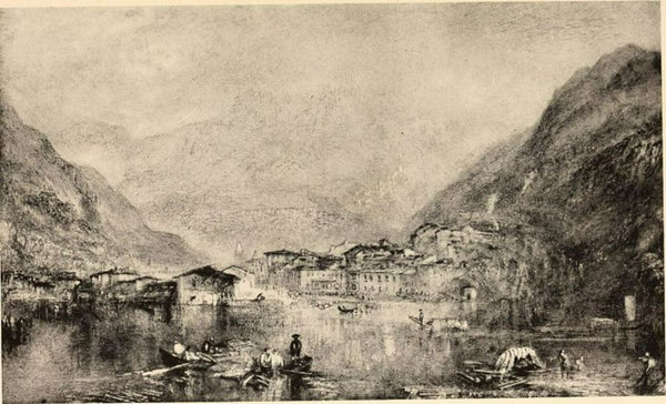 Brunnen From The Lake Of Lucerne Painting by Joseph Mallord William Turner