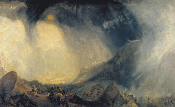 Snow Storm, Hannibal and his Army Crossing the Alps 1812 Painting by Joseph Mallord William Turner