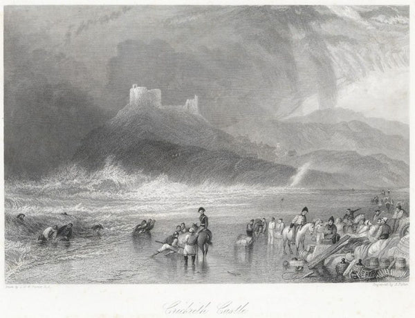 Criccieth Castle, 1835 Painting by Joseph Mallord William Turner