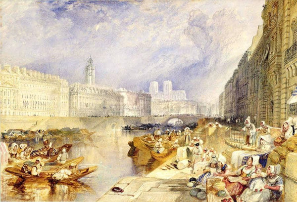 Nantes Painting by Joseph Mallord William Turner