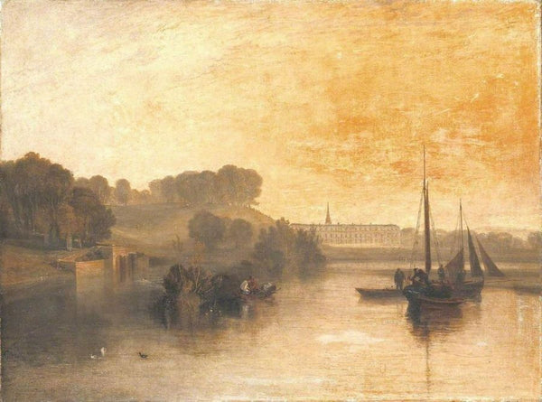 Petworth, Sussex, the Seat of the Earl of Egremont Dewy Morning, 1810 Painting by Joseph Mallord William Turner