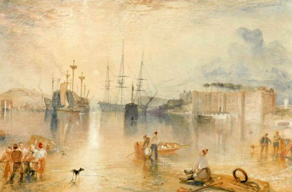Upnor Castle, Kent Painting by Joseph Mallord William Turner