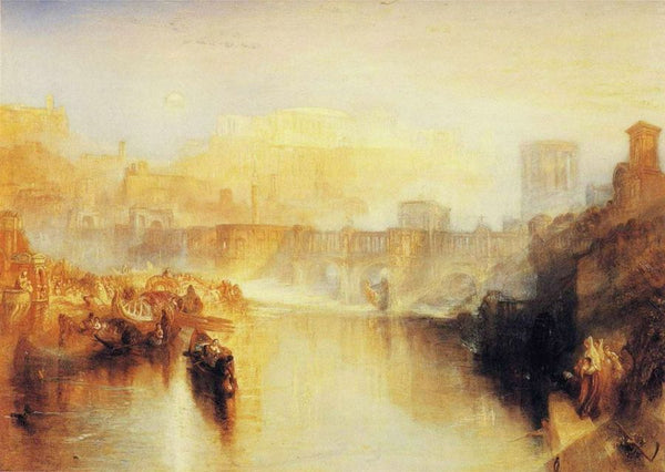Ancient Rome_ Agrippina Landing with the Ashes of Germanicus Painting by Joseph Mallord William Turner