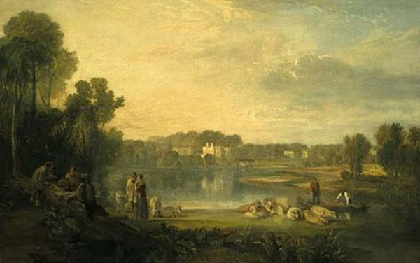 Alexander Popes Villa, Twickenham 1811 Painting by Joseph Mallord William Turner