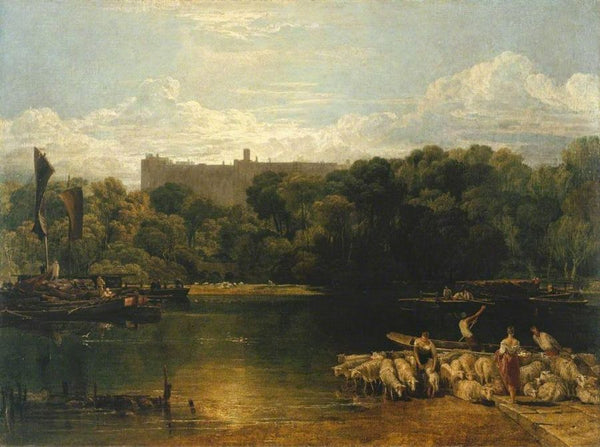 Windsor Castle From The Thames Painting by Joseph Mallord William Turner