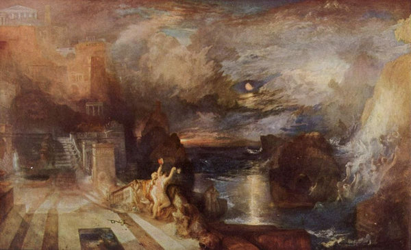 Hero And Leander Painting by Joseph Mallord William Turner