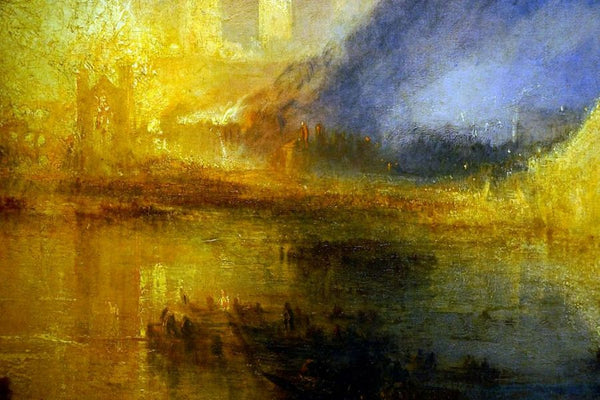 The Burning of the Houses of Parliament [detail: 1] 
