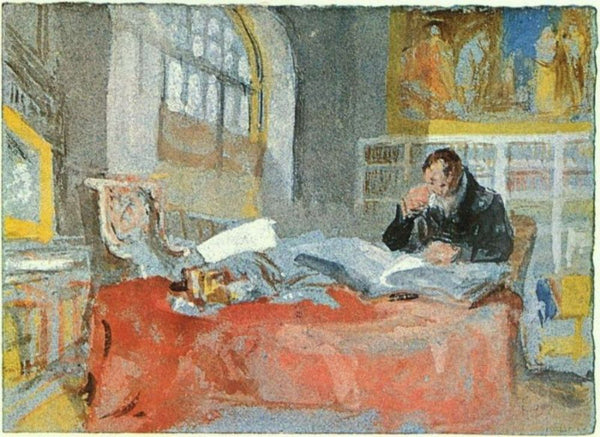 Turner in his studio Painting by Joseph Mallord William Turner
