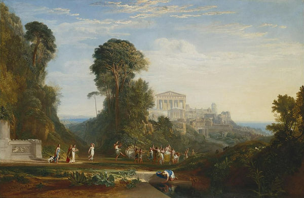 The Temple of Jupiter - Prometheus Restored Painting by Joseph Mallord William Turner