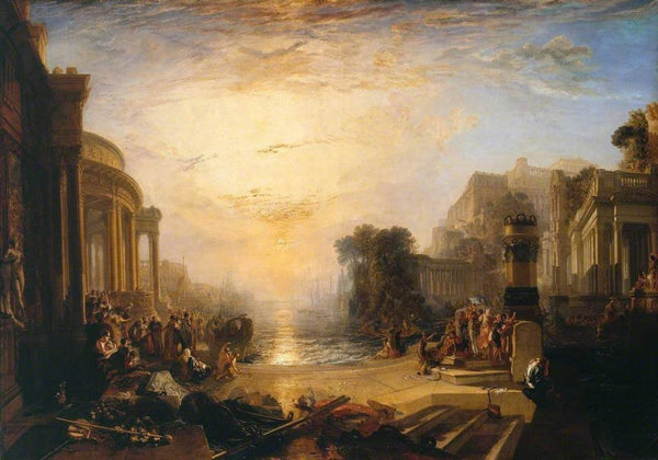 The Decline of the Carthaginian Empire 1817 Painting by Joseph Mallord William Turner