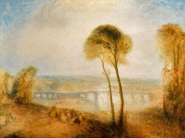Landscape with Walton Bridges, c.1845 Painting by Joseph Mallord William Turner