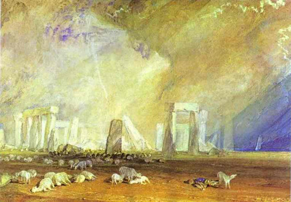 Stonehenge 2 Painting by Joseph Mallord William Turner