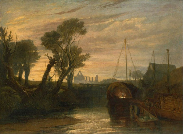Newark Abbey, 1807 Painting by Joseph Mallord William Turner