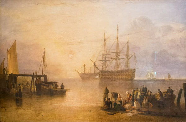 The Sun Rising through Vapour, c.1809 Painting by Joseph Mallord William Turner