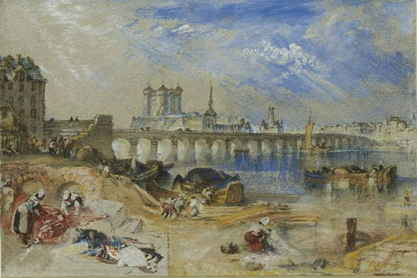 Saumur Painting by Joseph Mallord William Turner