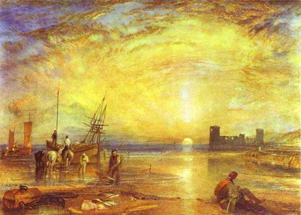 Flint Castle, North Wales Painting by Joseph Mallord William Turner