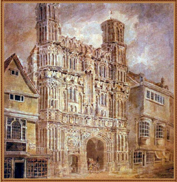 Christchurch Gate, Canterbury, c.1792-93 