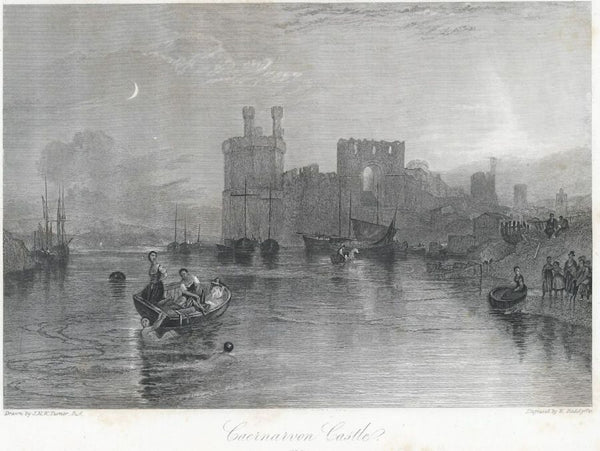 Caernarvon Castle 2 Painting by Joseph Mallord William Turner