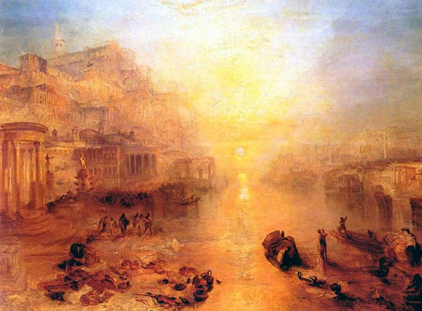 Ancient Italy Ovid Banished From Rome Painting by Joseph Mallord William Turner