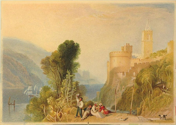 Dartmouth Castle, 1824 Painting by Joseph Mallord William Turner