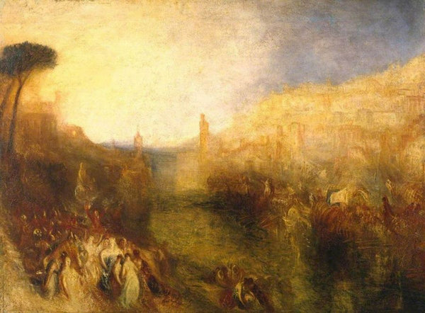Departure of the Fleet Painting by Joseph Mallord William Turner