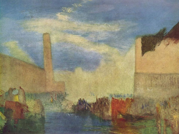 Venice. Opinion of the Piazzetta Painting by Joseph Mallord William Turner