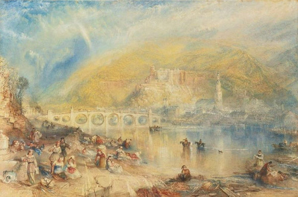 Peter church from the south Painting by Joseph Mallord William Turner