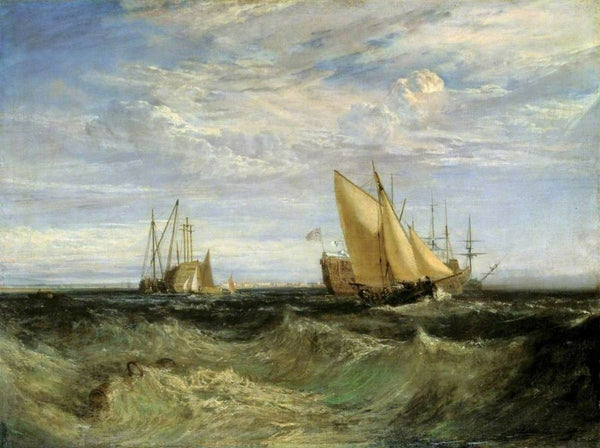 The Confluence of the Thames and the Medway, c.1808 Painting by Joseph Mallord William Turner