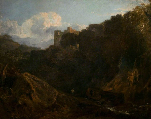 Cillgerren Castle, c.1798-99 Painting by Joseph Mallord William Turner
