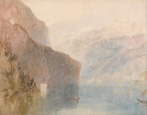 Tells Chapel, Lake Lucerne, c.1841 Painting by Joseph Mallord William Turner