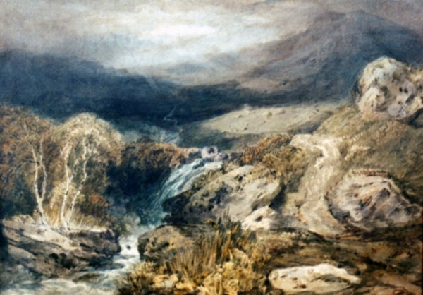 Mountain Stream Coniston Painting by Joseph Mallord William Turner