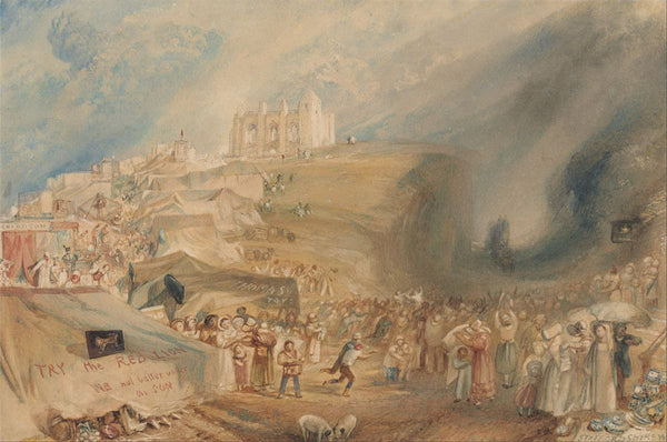 St. Catherines Hill, Guildford, Surrey, 1830 Painting by Joseph Mallord William Turner