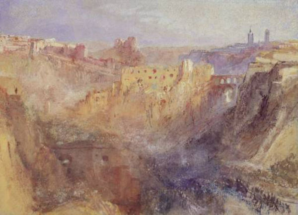 Luxembourg, c.1825 Painting by Joseph Mallord William Turner