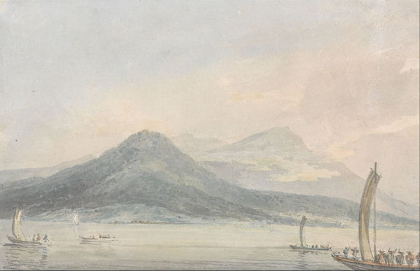 Lago Maggiore from Isola Borromena, c.1795 Painting by Joseph Mallord William Turner