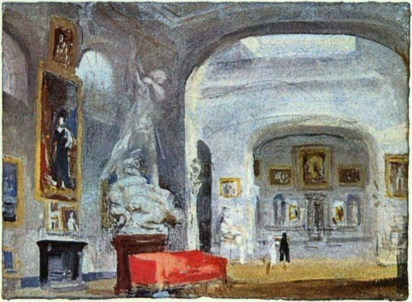 The north gallery Painting by Joseph Mallord William Turner
