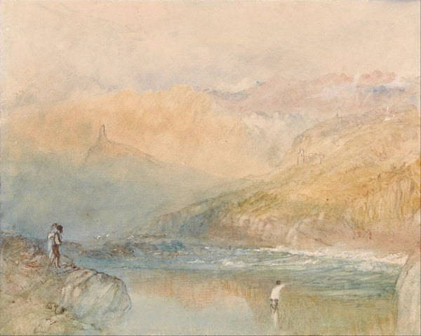 On the Mosell, near Traben Trarabach, c.1841 