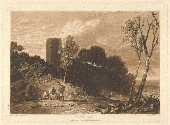 Winchelsea, Sussex, from the Liber Studiorum, engraved by J.C. Easling, 1812 