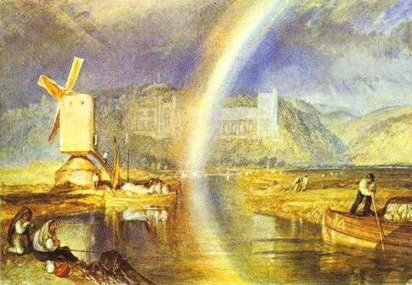 Arundel Castle With Rainbow 1824 