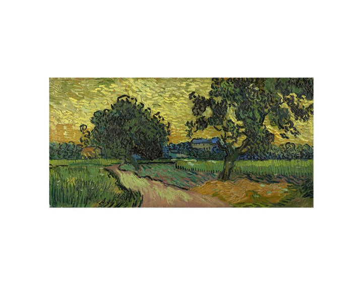 Landscape At Twilight By Van Gogh
