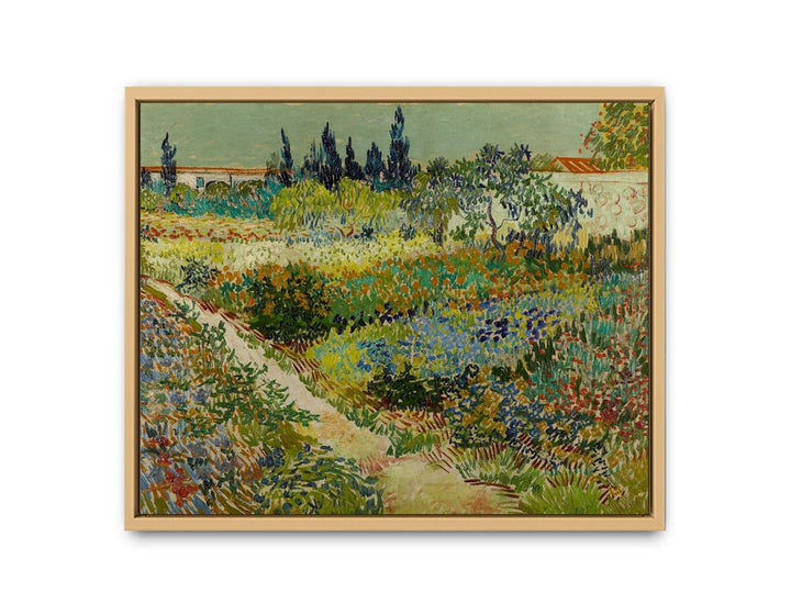 Garden At Arles By Van Gogh