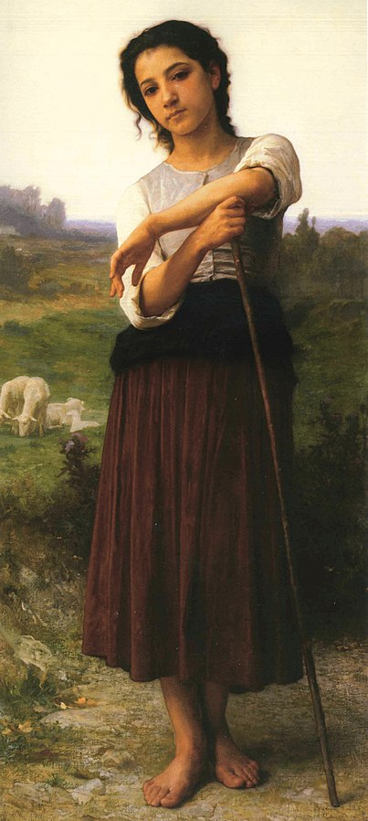 Jeune Bergère Debout (Young Shepherdess Standing)