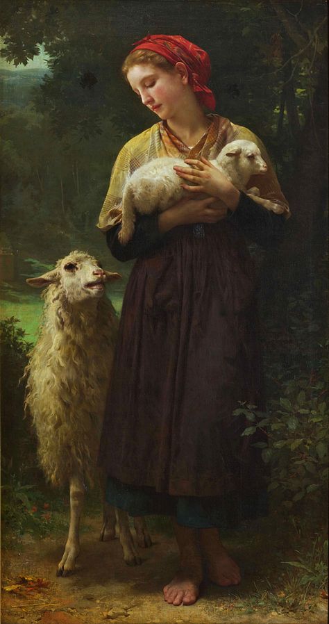 L'agneau nouveau né [The Newborn Lamb]