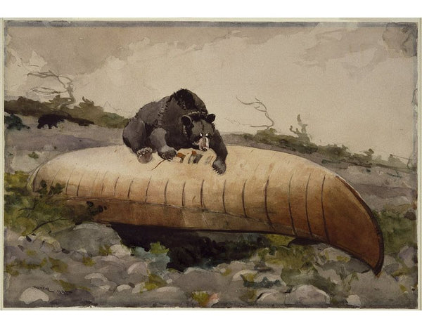 Bear and Canoe