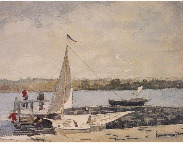 A Sloop at a Wharf, Gloucester
